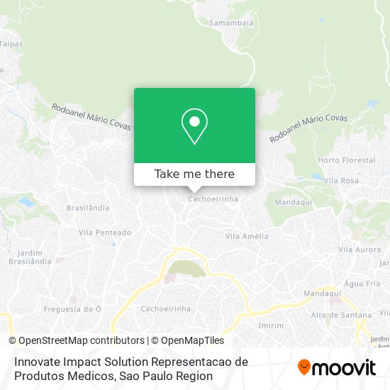 Innovate Impact Solution Representacao de Produtos Medicos map