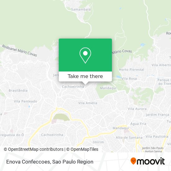 Enova Confeccoes map