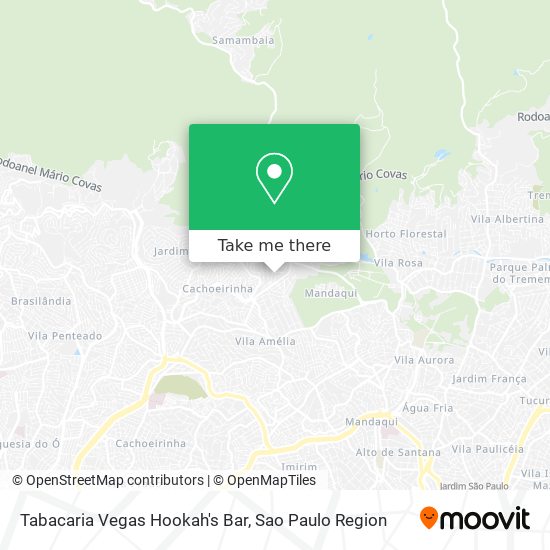Tabacaria Vegas Hookah's Bar map