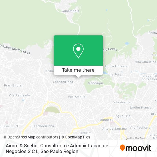 Mapa Airam & Snebur Consultoria e Administracao de Negocios S C L