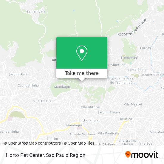 Mapa Horto Pet Center