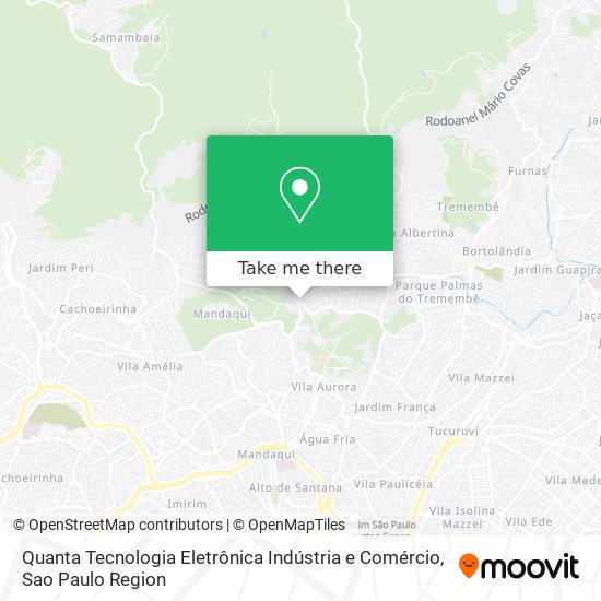 Mapa Quanta Tecnologia Eletrônica Indústria e Comércio