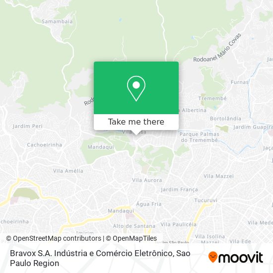 Bravox S.A. Indústria e Comércio Eletrônico map