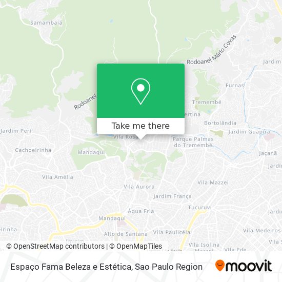 Espaço Fama Beleza e Estética map