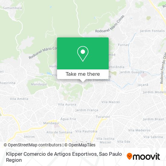 Klipper Comercio de Artigos Esportivos map