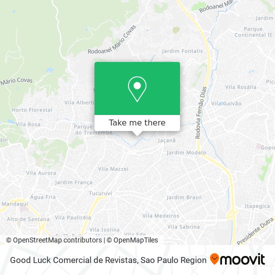 Good Luck Comercial de Revistas map