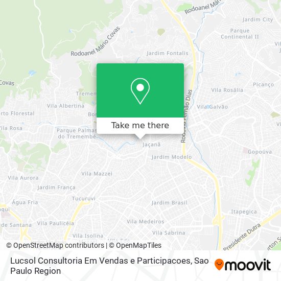 Mapa Lucsol Consultoria Em Vendas e Participacoes