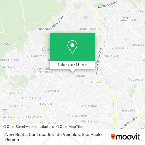 New Rent a Car Locadora de Veiculos map