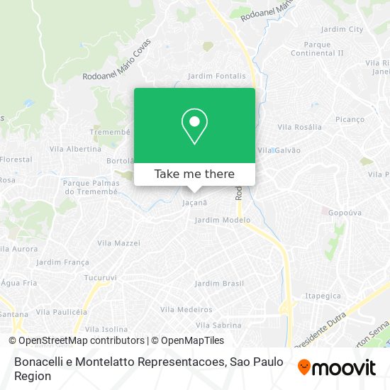 Mapa Bonacelli e Montelatto Representacoes