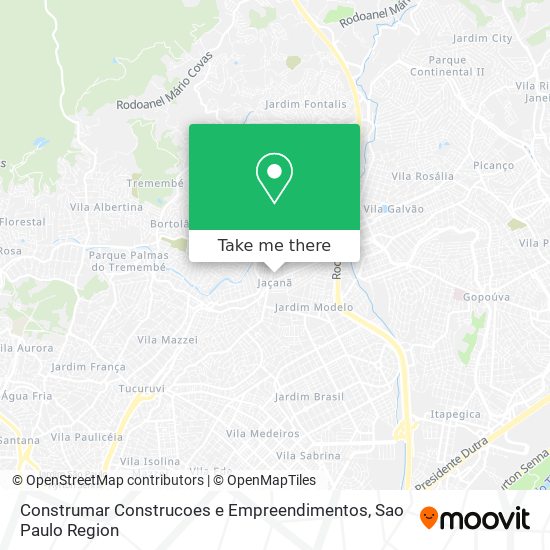 Mapa Construmar Construcoes e Empreendimentos