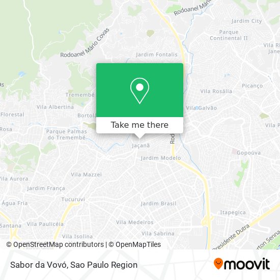 Sabor da Vovó map