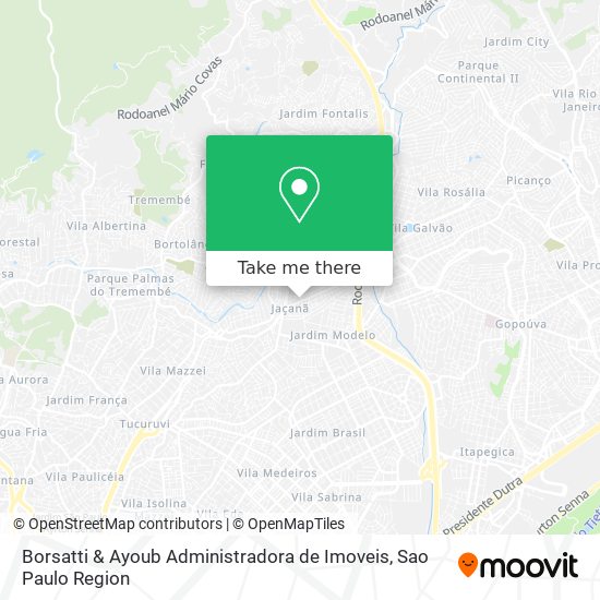 Borsatti & Ayoub Administradora de Imoveis map