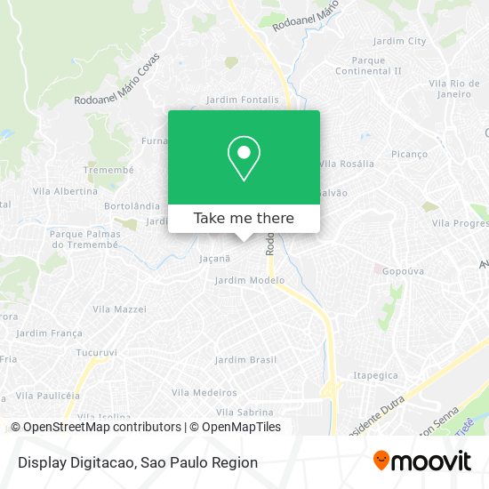 Display Digitacao map