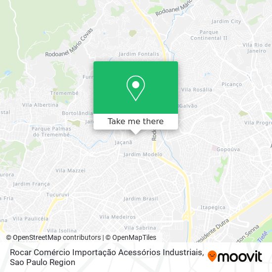 Rocar Comércio Importação Acessórios Industriais map