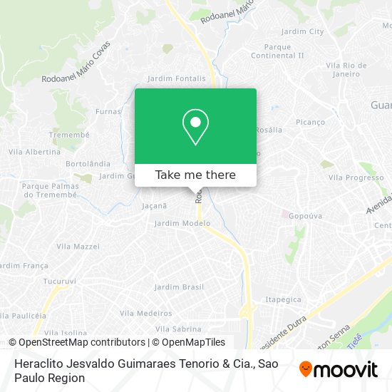 Heraclito Jesvaldo Guimaraes Tenorio & Cia. map