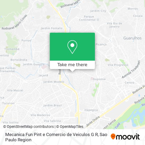 Mecanica Fun Pint e Comercio de Veiculos G R map