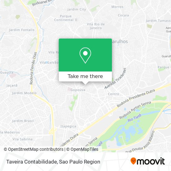 Taveira Contabilidade map