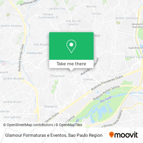 Glamour Formaturas e Eventos map