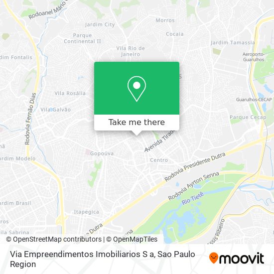 Via Empreendimentos Imobiliarios S a map