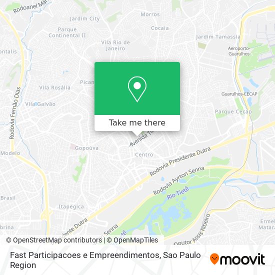 Mapa Fast Participacoes e Empreendimentos