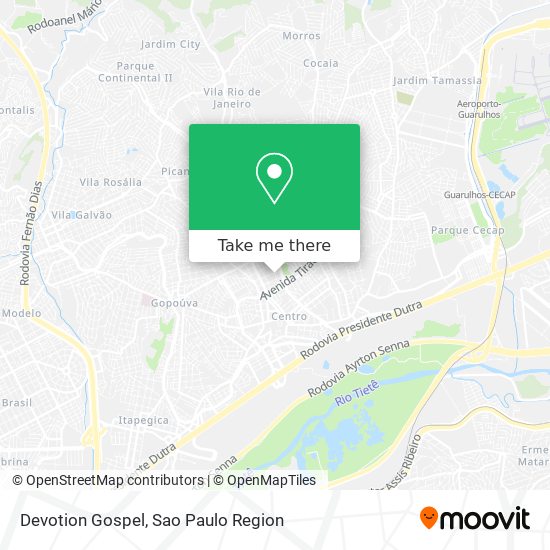 Devotion Gospel map