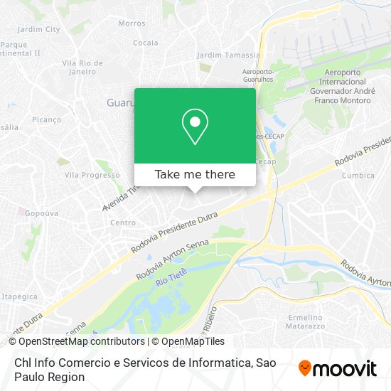 Chl Info Comercio e Servicos de Informatica map
