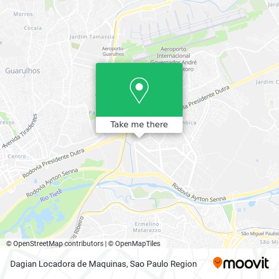 Dagian Locadora de Maquinas map