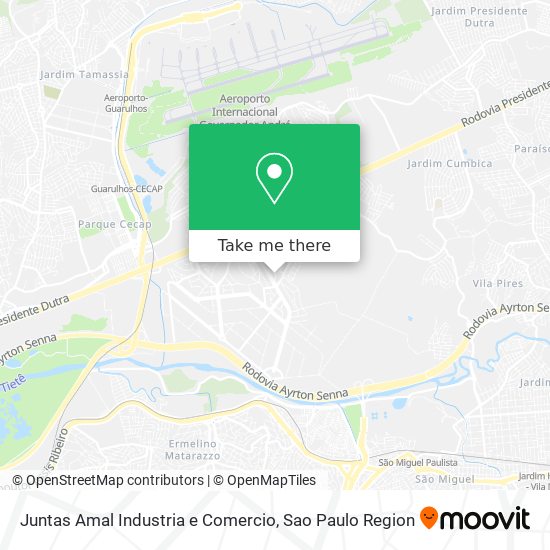 Juntas Amal Industria e Comercio map
