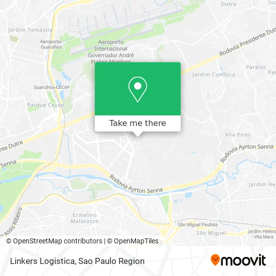 Linkers Logistica map