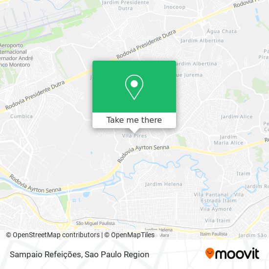 Sampaio Refeições map