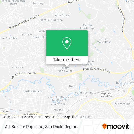 Art Bazar e Papelaria map