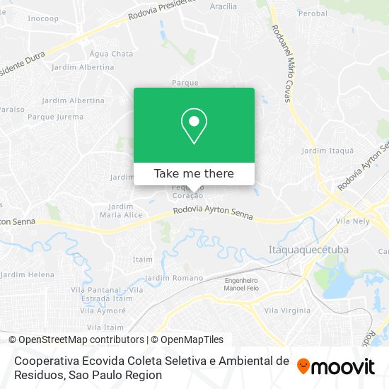 Cooperativa Ecovida Coleta Seletiva e Ambiental de Residuos map