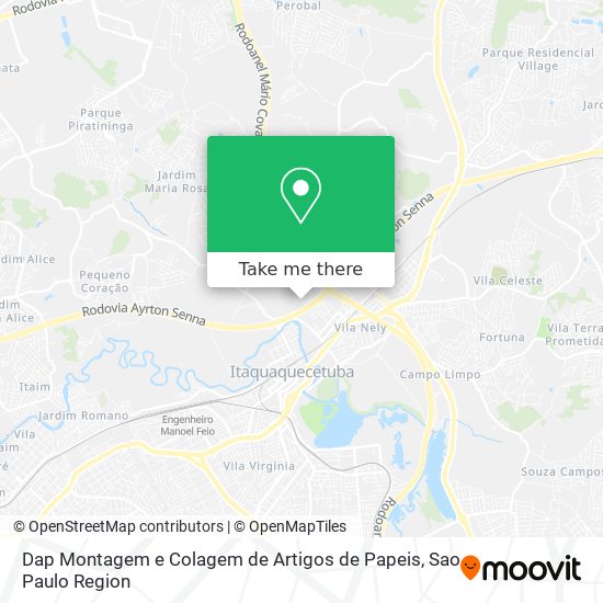 Dap Montagem e Colagem de Artigos de Papeis map