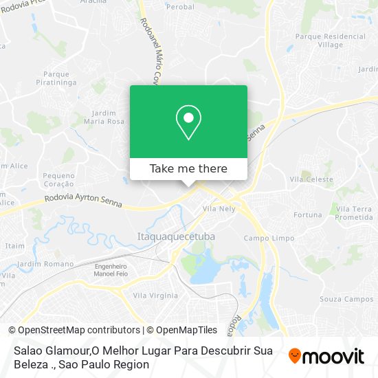 Salao Glamour,O Melhor Lugar Para Descubrir Sua Beleza . map