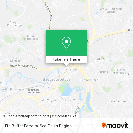 Ffa Buffet Ferreira map