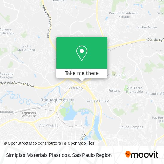 Simiplas Materiais Plasticos map