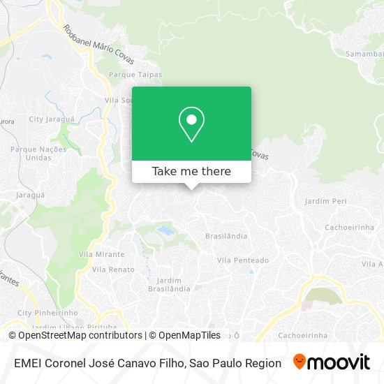 Mapa EMEI Coronel José Canavo Filho