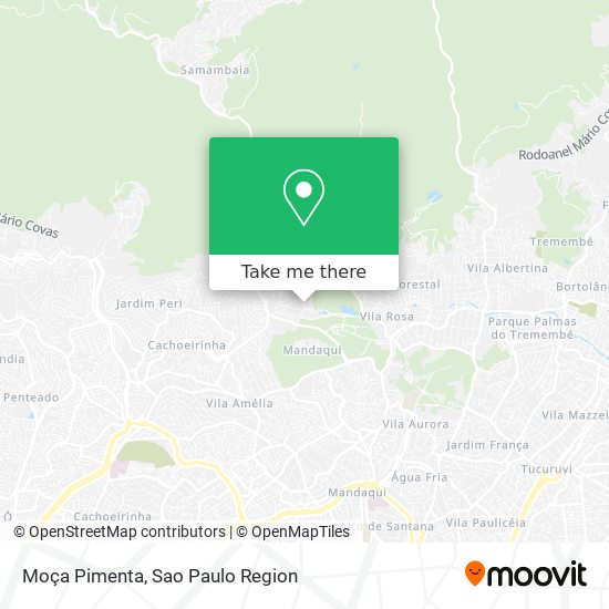 Moça Pimenta map