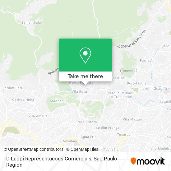 D Luppi Representacoes Comerciais map