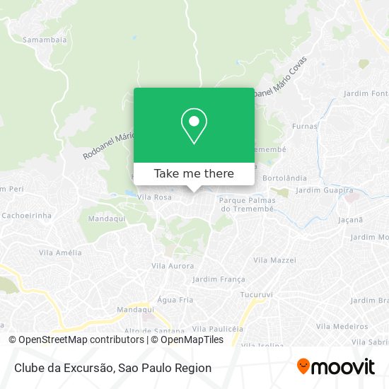 Clube da Excursão map