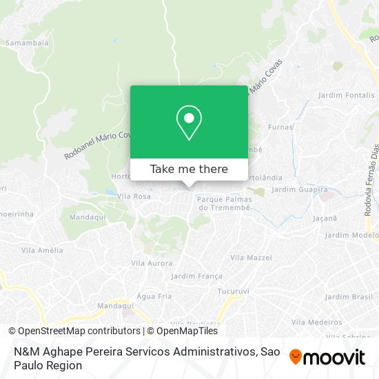 N&M Aghape Pereira Servicos Administrativos map