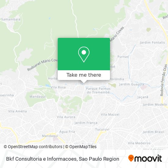 Mapa Bkf Consultoria e Informacoes