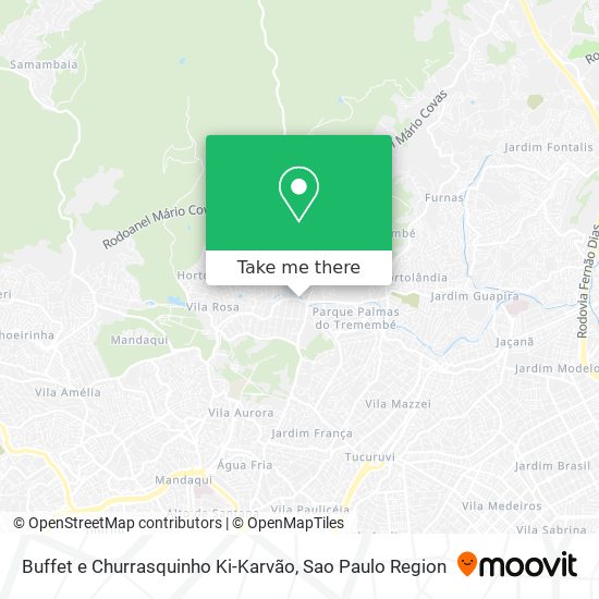 Mapa Buffet e Churrasquinho Ki-Karvão