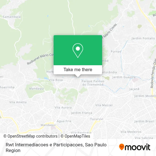 Rwt Intermediacoes e Participacoes map