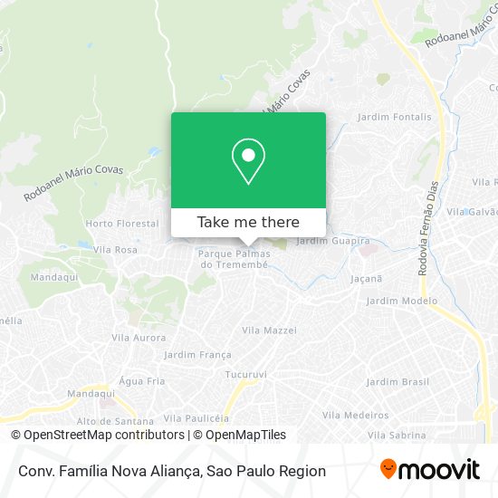 Conv. Família Nova Aliança map