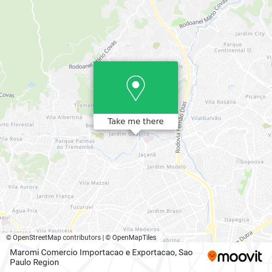 Mapa Maromi Comercio Importacao e Exportacao