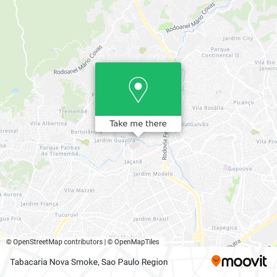 Tabacaria Nova Smoke map