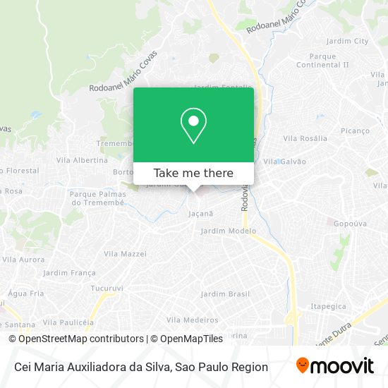 Mapa Cei Maria Auxiliadora da Silva