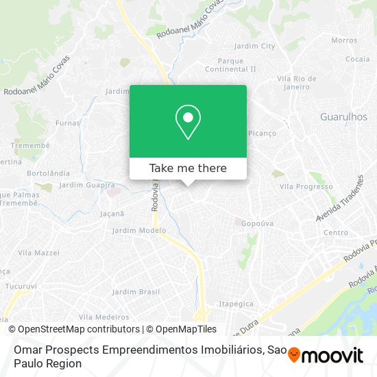 Mapa Omar Prospects Empreendimentos Imobiliários