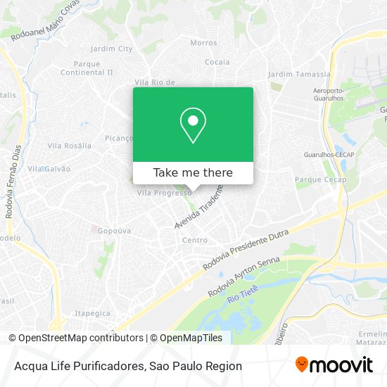 Acqua Life Purificadores map